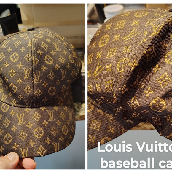 Louis Vuitton Monogram Brown and Gold Cap - Picture 1 of 1